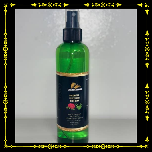 Rose Water Peppermint & Aloe LOC Refresher